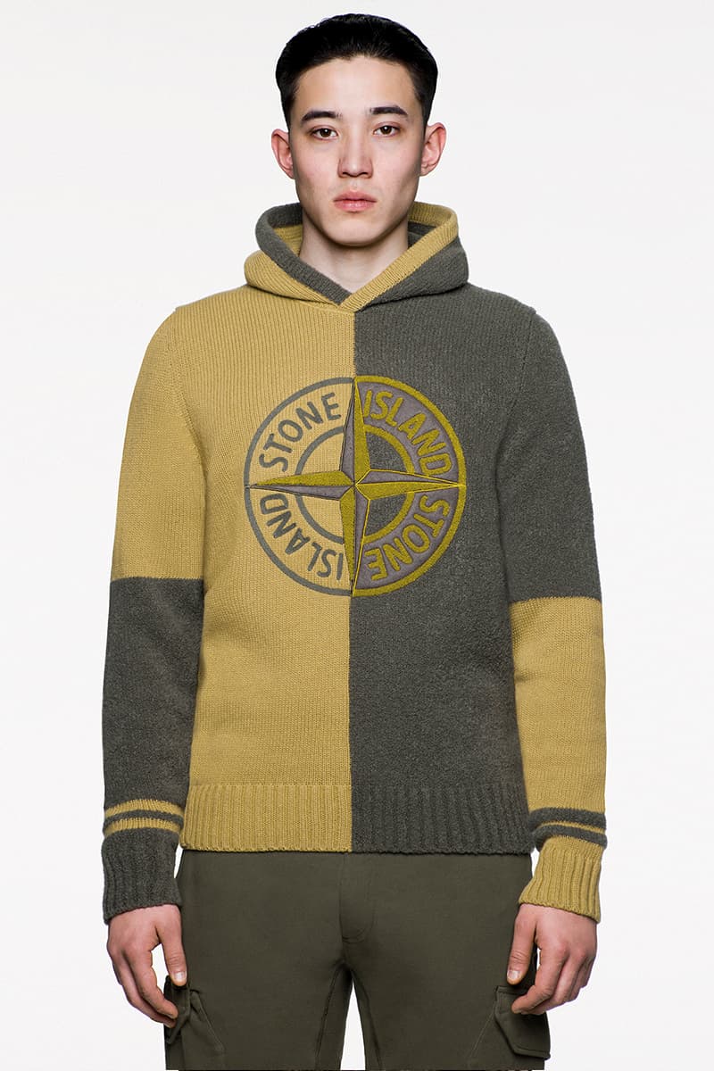 Stone Island FW19 Icon Imagery Lookbook Fall/Winter 2019 outerwear lifestyle formal military special fabrics dye treatment multi-colored ghost jackets vests sweaters knits 