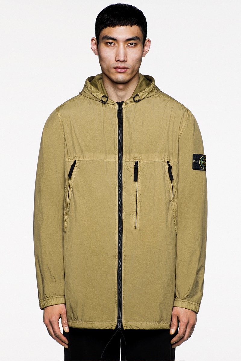 Stone Island FW19 Icon Imagery Lookbook Fall/Winter 2019 outerwear lifestyle formal military special fabrics dye treatment multi-colored ghost jackets vests sweaters knits 