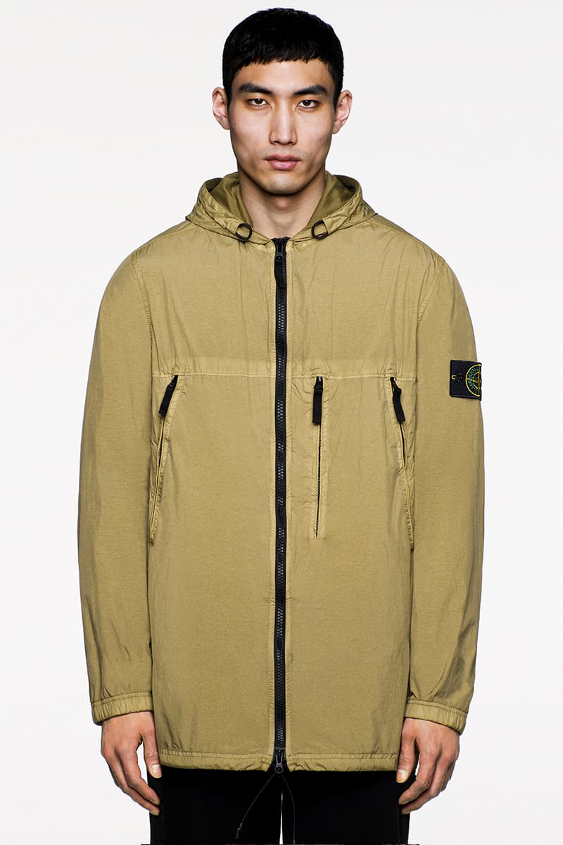 Stone Island FW19 Icon Imagery Lookbook Fall/Winter 2019 outerwear lifestyle formal military special fabrics dye treatment multi-colored ghost jackets vests sweaters knits