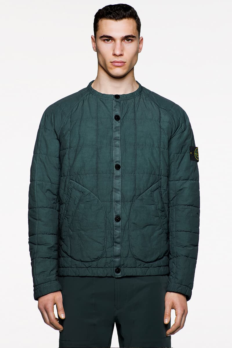 Stone Island FW19 Icon Imagery Lookbook Fall/Winter 2019 outerwear lifestyle formal military special fabrics dye treatment multi-colored ghost jackets vests sweaters knits 