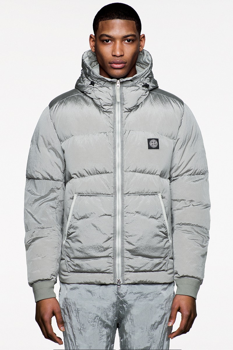 Stone Island FW19 Icon Imagery Lookbook Fall/Winter 2019 outerwear lifestyle formal military special fabrics dye treatment multi-colored ghost jackets vests sweaters knits 