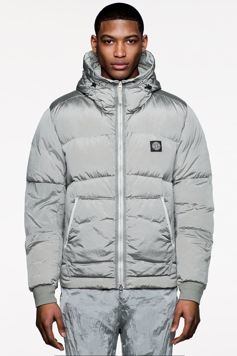Stone Island FW19 Icon Imagery Lookbook Fall/Winter 2019 outerwear lifestyle formal military special fabrics dye treatment multi-colored ghost jackets vests sweaters knits