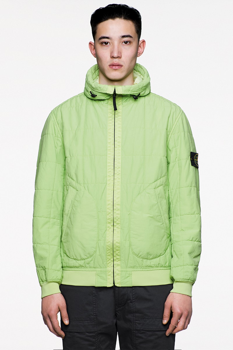 Stone Island FW19 Icon Imagery Lookbook Fall/Winter 2019 outerwear lifestyle formal military special fabrics dye treatment multi-colored ghost jackets vests sweaters knits 