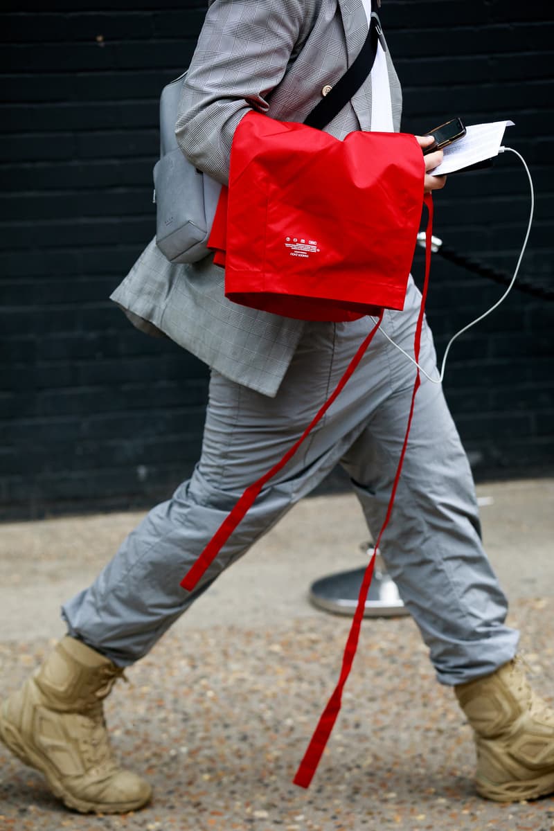 London Fashion Week Men's Spring/Summer 2020 SS20 Street Style Streetsnaps Menswear Photography Missoni Our Legacy Kiko Kostadinov Samuel Ross A-COLD-WALL* ASICS Dries Van Noten