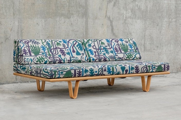 Geoff McFetridge Applies His 'Infinite Tree' Painting to a Modernica Daybed