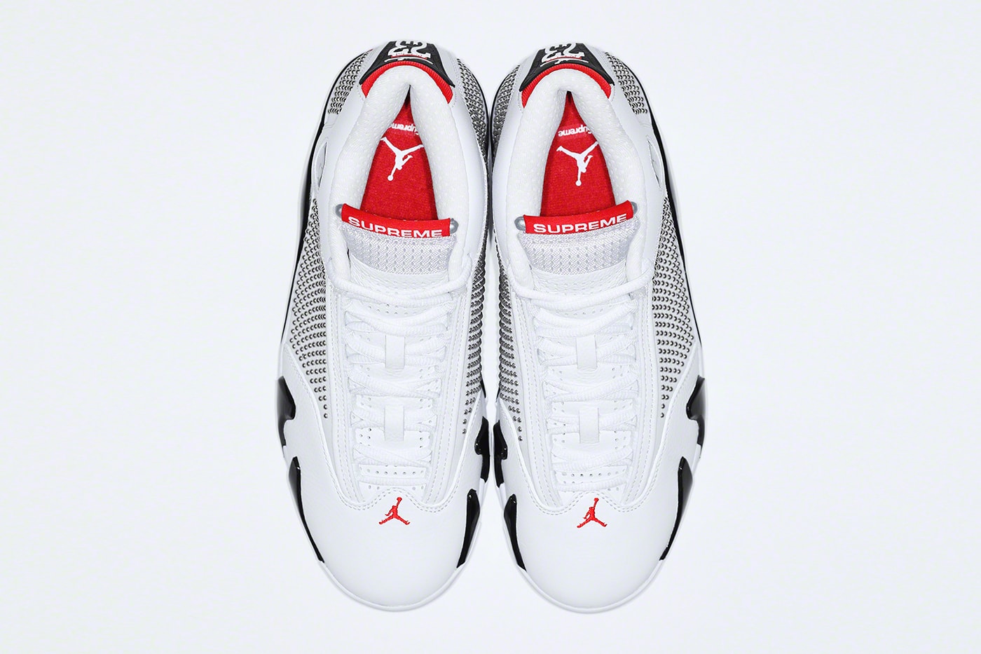 Supreme x Air Jordan 14 On-Foot Look