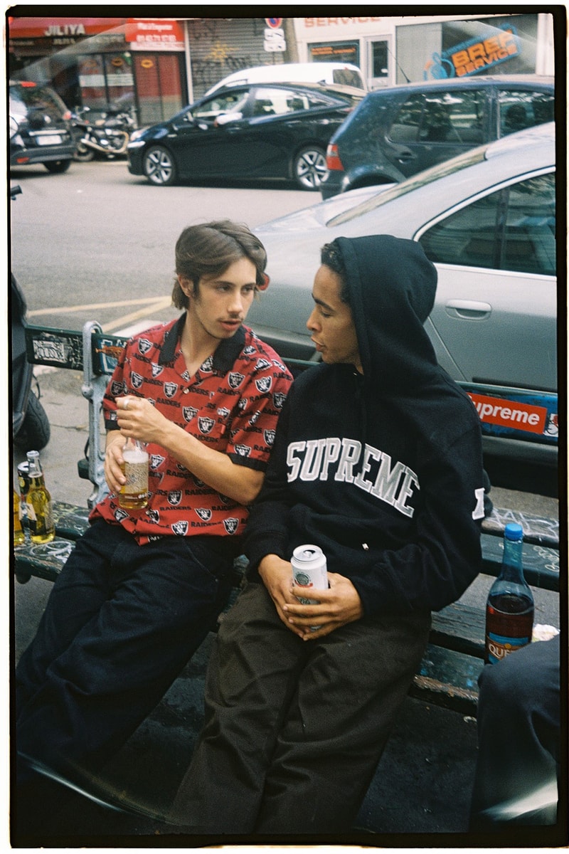 Supreme Raiders NFL Spring Collection  caps hats shirts hoodies football NFL sports New York Oakland California 