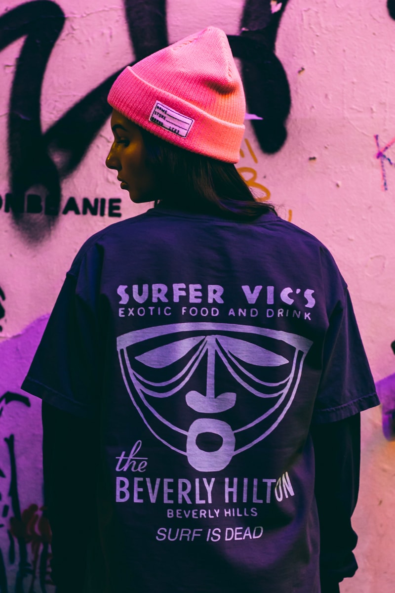 Surf Is Dead Wave 8 Collection Paris Streetwear Wave 7 vivid bold t-shirt graphics hoodie long-sleeve pants sweats