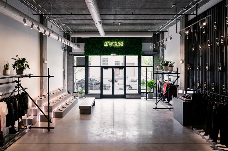 SVRN Store Opening Chicago Fulton Market District Saint Luis NYC Lollapalooza Weekend Diet Starts Monday Complexcon Eric Emanuel Sneakers Footwear Clothing Rick Owens drkshdw Bearbricks Gucci Helmut Lang CLOT APC Dickies MISBHV Rhude