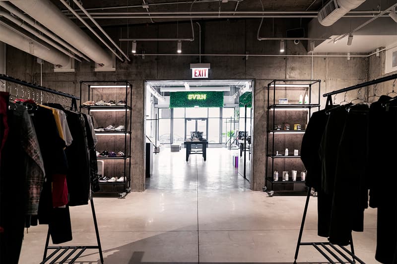 SVRN Store Opening Chicago Fulton Market District Saint Luis NYC Lollapalooza Weekend Diet Starts Monday Complexcon Eric Emanuel Sneakers Footwear Clothing Rick Owens drkshdw Bearbricks Gucci Helmut Lang CLOT APC Dickies MISBHV Rhude