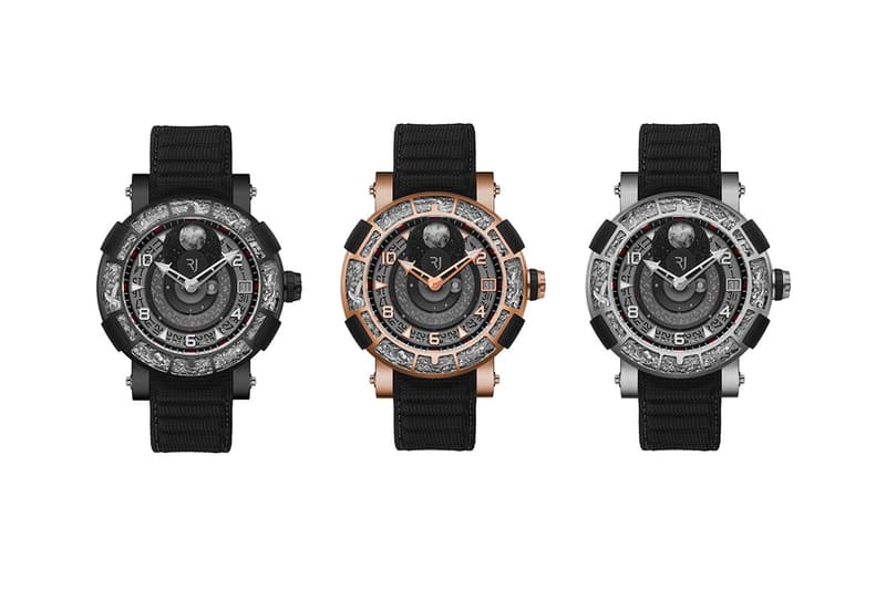 RJ Limited-Edition ARRAW 6919 Watch Apollo 11 Neil Armstrong Moon phase moon landing 50th anniversary 45mm bezel titanium 18-karat 5 N rose gold Grade 5 titanium full ceramic RJ-2180