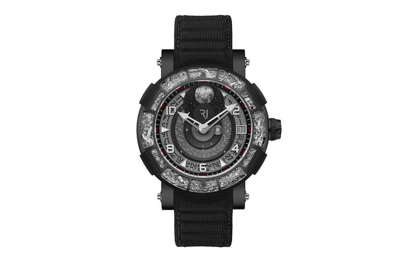 RJ Limited-Edition ARRAW 6919 Watch Apollo 11 Neil Armstrong Moon phase moon landing 50th anniversary 45mm bezel titanium 18-karat 5 N rose gold Grade 5 titanium full ceramic RJ-2180