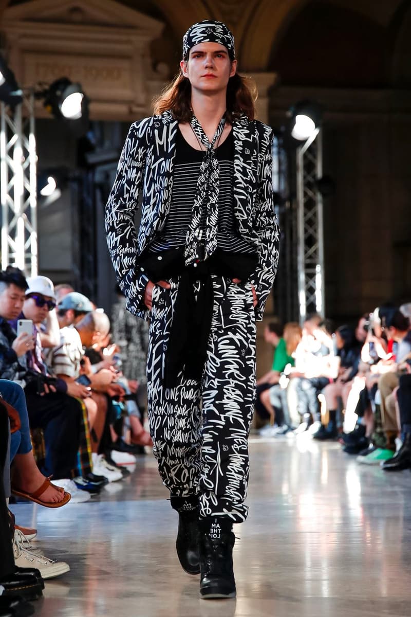 TAKAHIROMIYASHITATheSoloist. Paris Fashion Week Men's SS20 Spring Summer 2020 Looks Runway Pieces Collaboration Pieces First Look