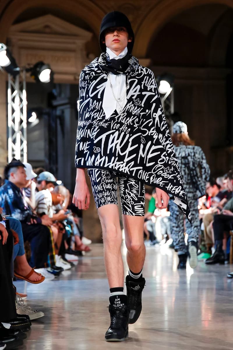 TAKAHIROMIYASHITATheSoloist. Paris Fashion Week Men's SS20 Spring Summer 2020 Looks Runway Pieces Collaboration Pieces First Look