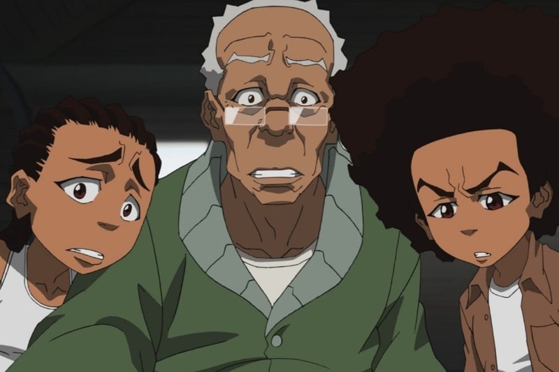 The Boondocks Reboot Granddad robert freeman New Design First Look Aaron McGruder Adult Swim Sony