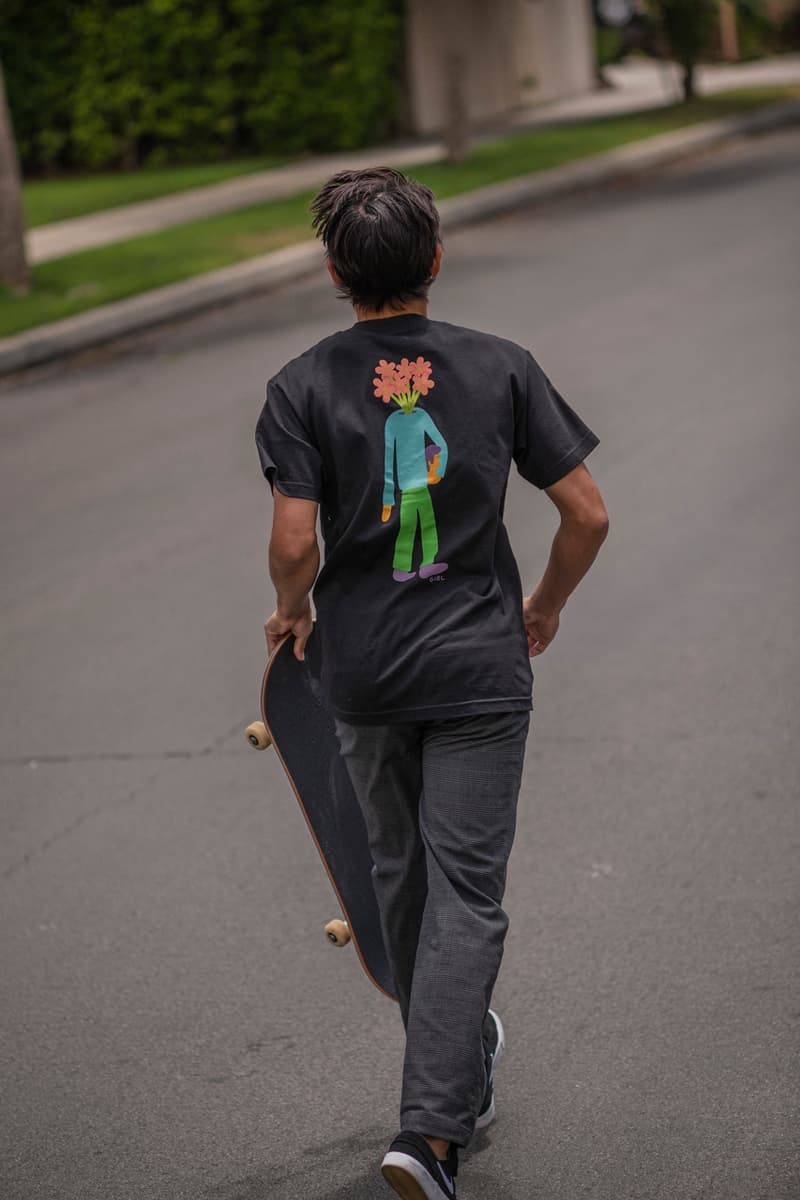 Lahan x Girl Skateboards SS19 Collection Lookbook skateboard mountain dew art illustrator