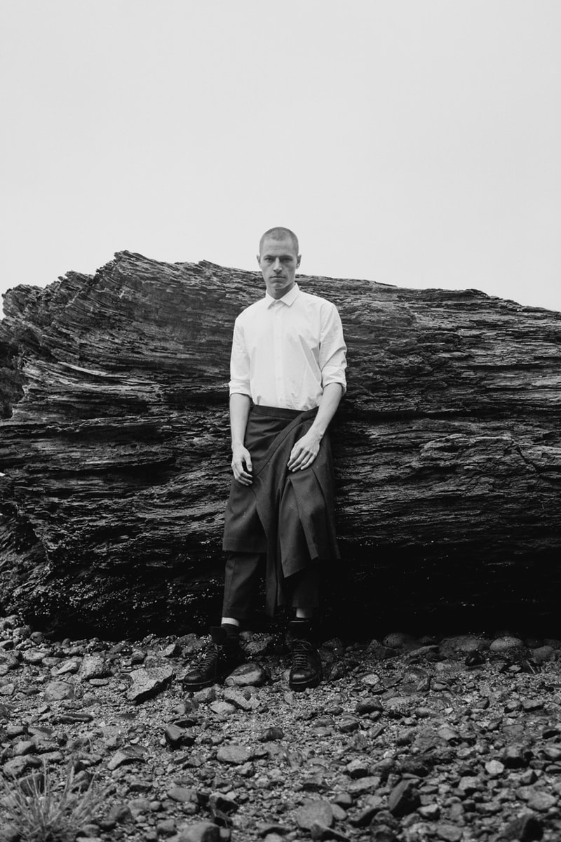 Totokaelo in-house Menswear 2019 Collection totokaelo archive minimal elevated New York Ian Lanternman Vancouver shirts, bdu pants, blazers, monochrome 