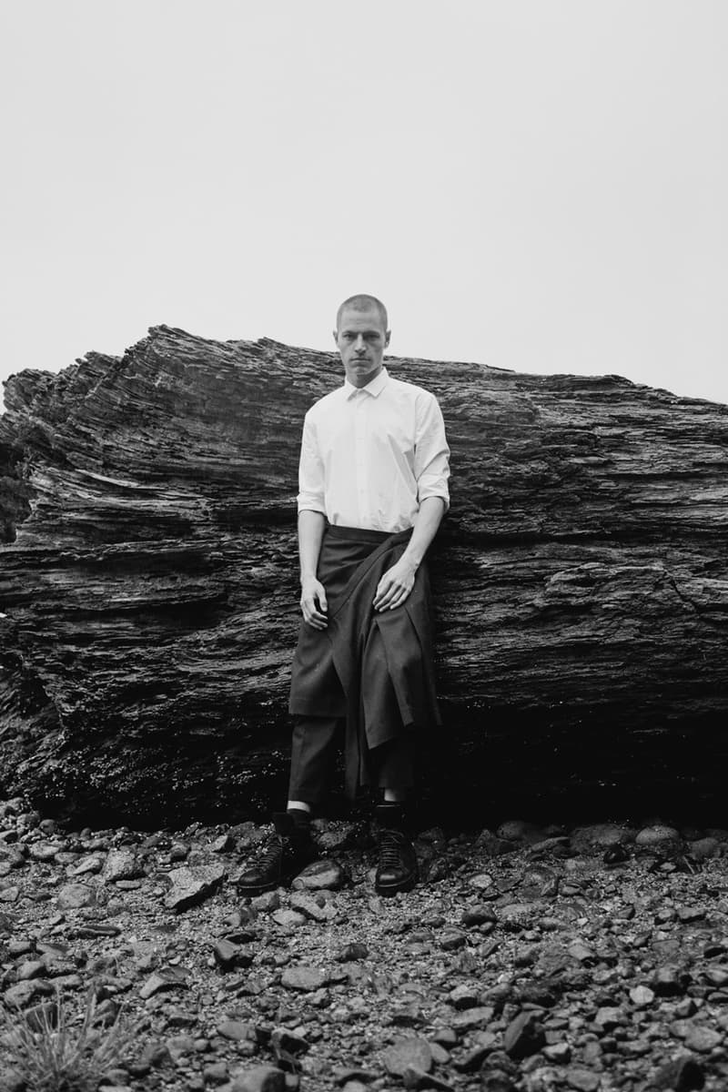 Totokaelo in-house Menswear 2019 Collection totokaelo archive minimal elevated New York Ian Lanternman Vancouver shirts, bdu pants, blazers, monochrome
