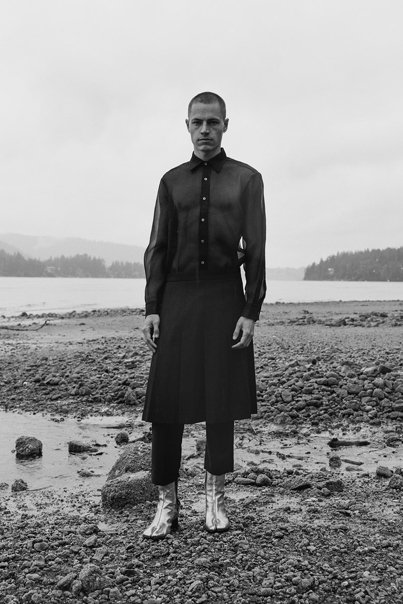 Totokaelo in-house Menswear 2019 Collection totokaelo archive minimal elevated New York Ian Lanternman Vancouver shirts, bdu pants, blazers, monochrome 