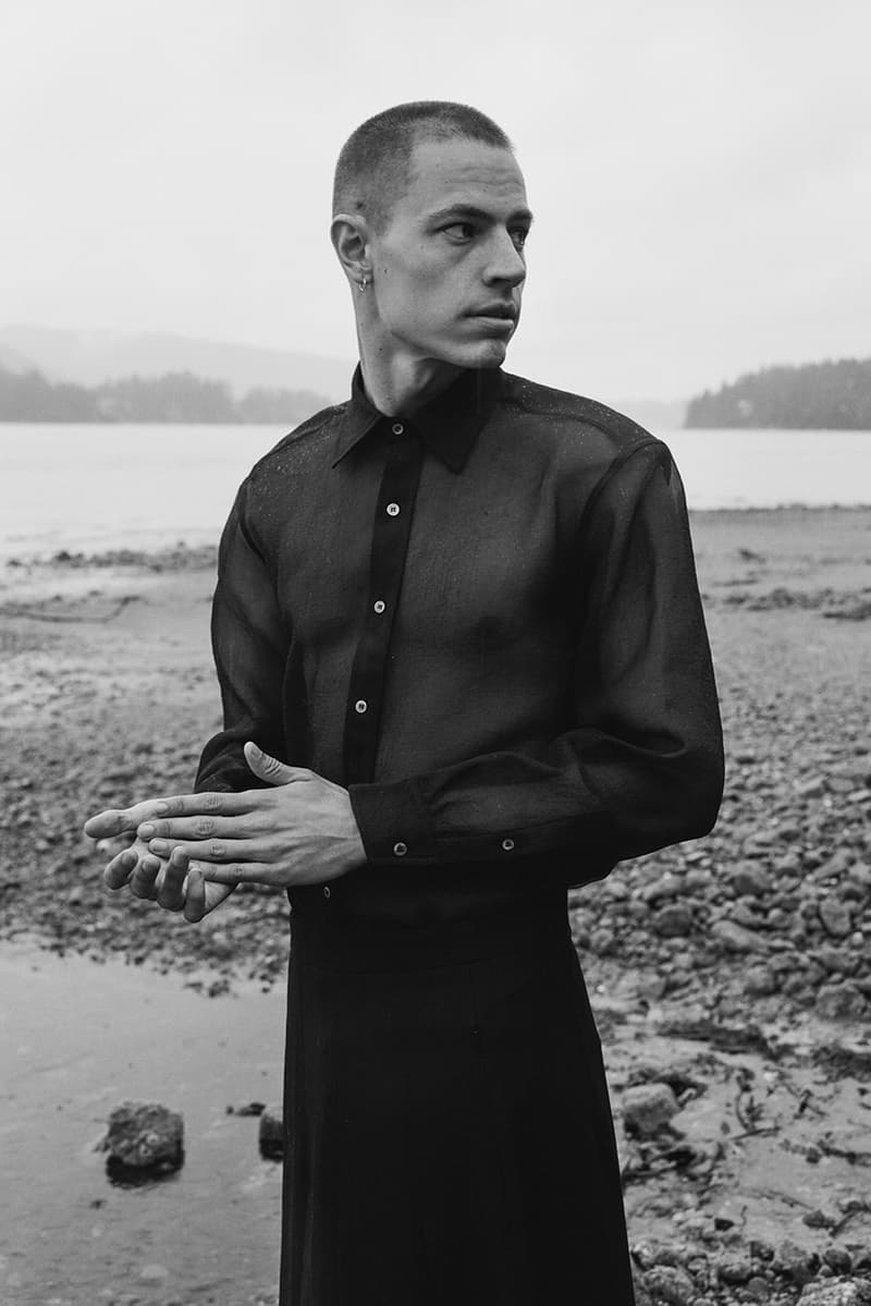 Totokaelo in-house Menswear 2019 Collection totokaelo archive minimal elevated New York Ian Lanternman Vancouver shirts, bdu pants, blazers, monochrome