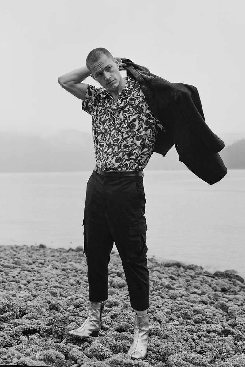 Totokaelo in-house Menswear 2019 Collection totokaelo archive minimal elevated New York Ian Lanternman Vancouver shirts, bdu pants, blazers, monochrome