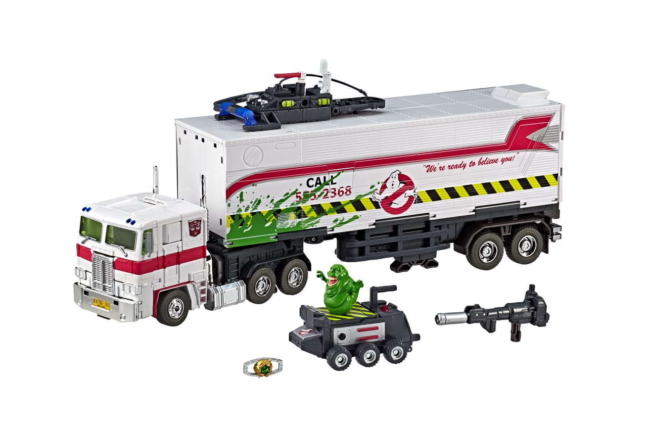 TRANSFORMERS GHOSTBUSTERS ECTO-35 OPTIMUS PRIME MP-10G & BACKPACK 2019 SDCC 