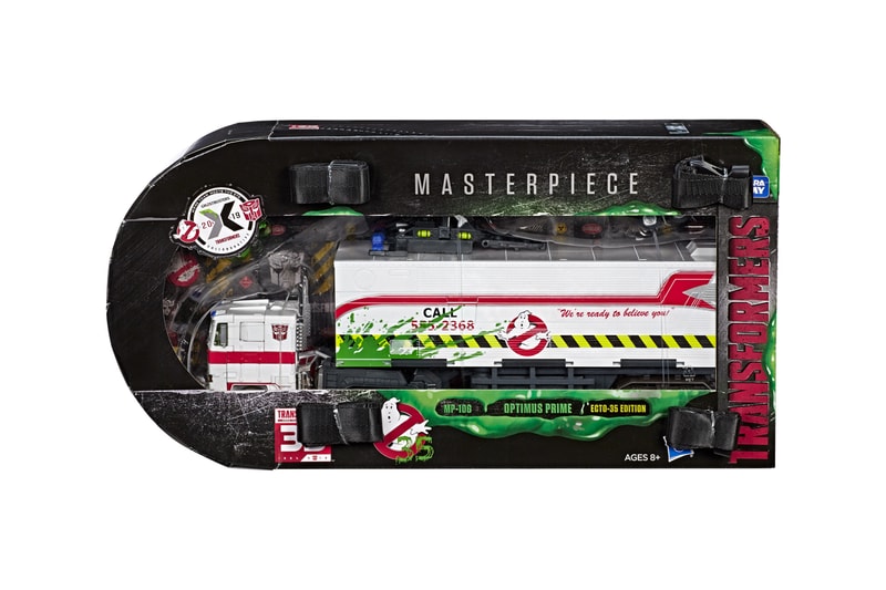 Transformers Ghostbusters MP 10G OPTIMUS PRIME ECTO 35 NTWRK San Diego Comic-Con International Ghost Trap Roller Slimer 1984 35 years Ghostbusters Fan Fest Ernie Hudson