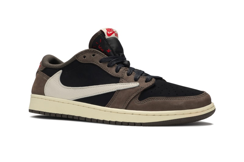 Travis Scott Air Jordan 1 Low Another Look cq4277-001 Black Brown Suede White dark mocha university red sail 
