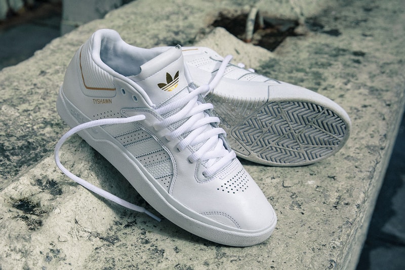 Tyshawn Jones First Pro model Signature Shoe triple white supreme sneaker skate skateboarding 