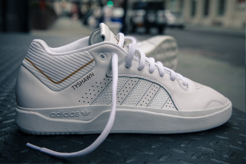 Tyshawn Jones First Pro model Signature Shoe triple white supreme sneaker skate skateboarding 