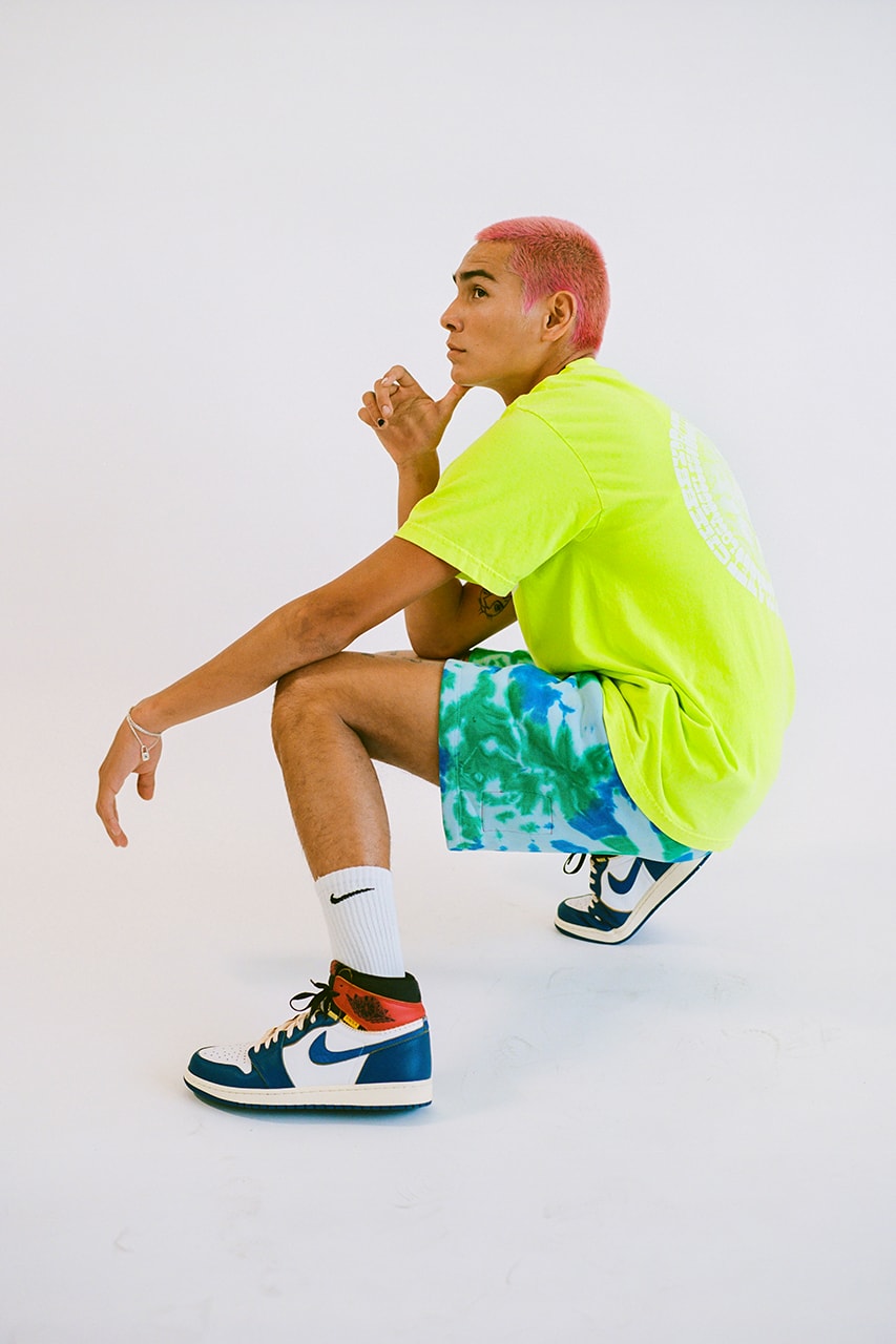 Cherry Los Angeles x Union LA Collaboration Clothing Drop Pop Up Store Exclusive Limited Edition Pieces Tie Dye Neon T-Shirts Trousers Jeans Jumpers Sweaters Air Jordan 1