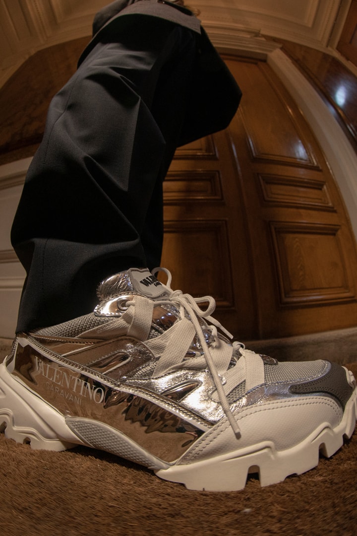 Valentino Garavani Climbers Sneaker Launch Editorial lookbook on feet colorways June 13 2019