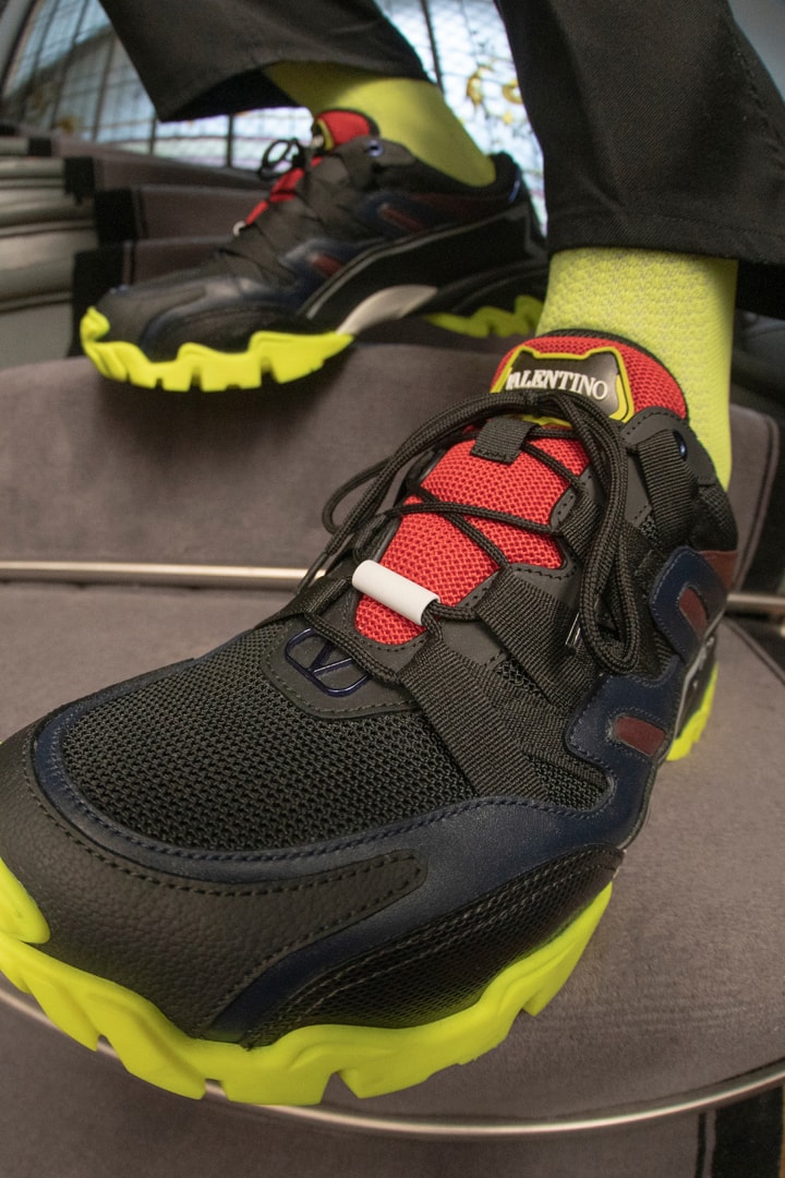 Valentino Garavani Climbers Sneaker Launch Editorial lookbook on feet colorways June 13 2019