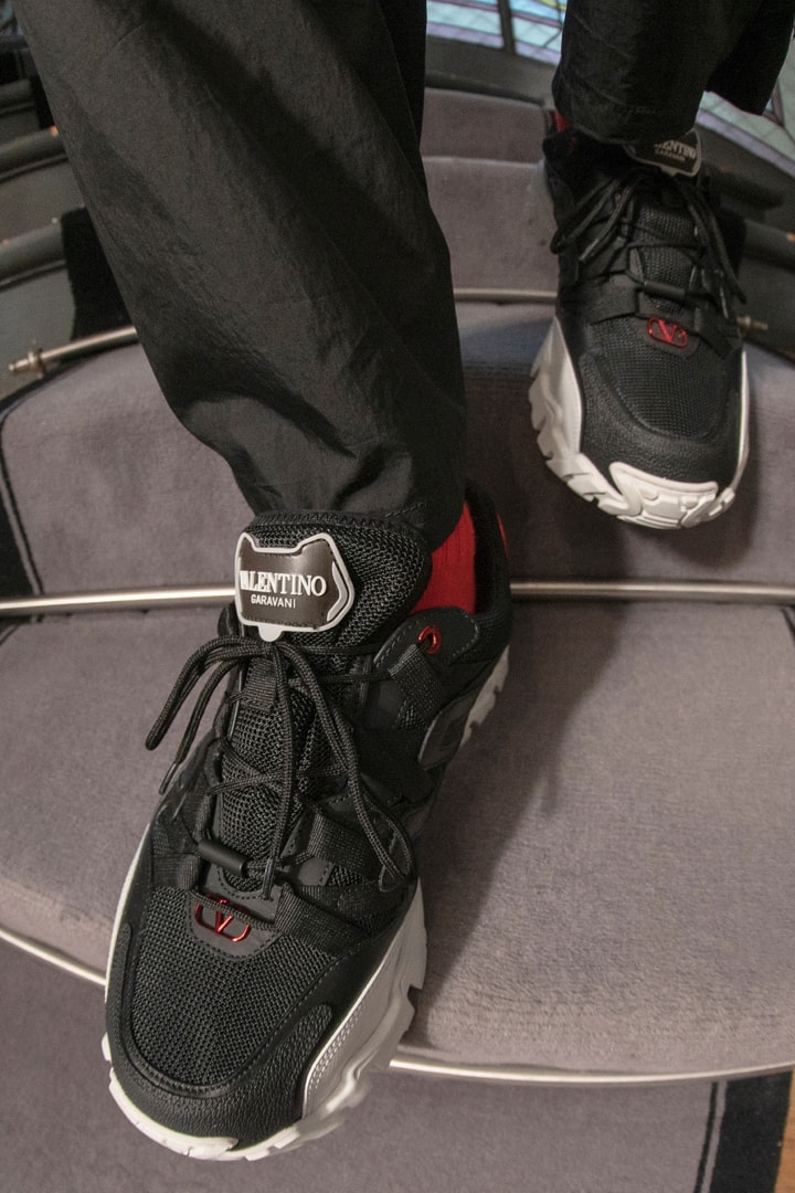 Valentino Garavani Climbers Sneaker Launch Editorial lookbook on feet colorways June 13 2019