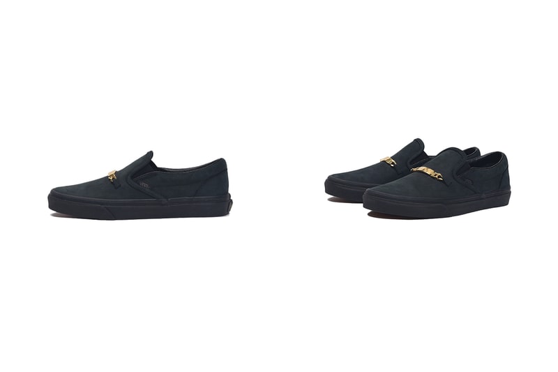 Vans Era Olde English Black & Red Velvet suede waffle sole brand tag gold letters