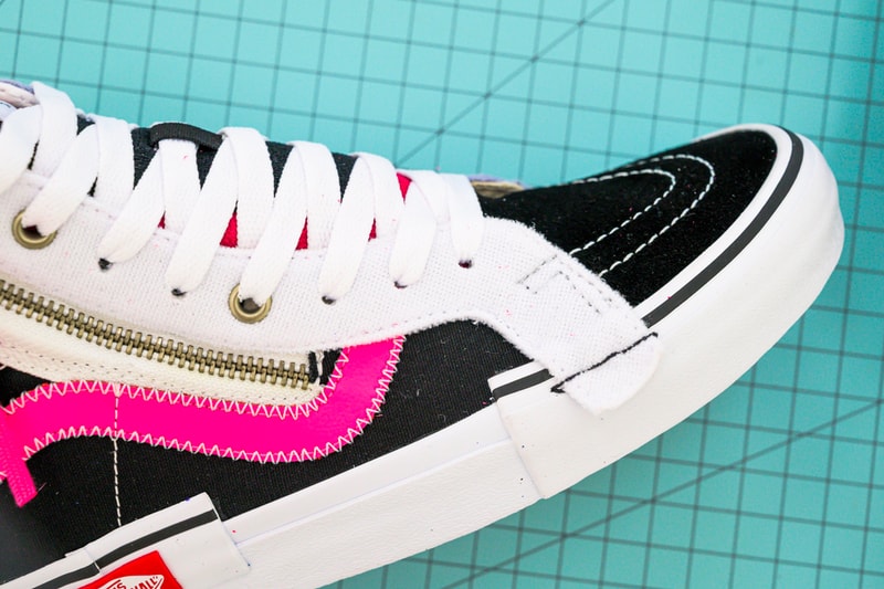 Vans Sk8-Hi Reissue Cap Black Azalea Pink release Info VN0A3WM1XKS