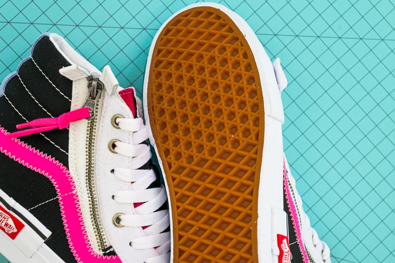 Vans Sk8-Hi Reissue Cap Black Azalea Pink release Info VN0A3WM1XKS