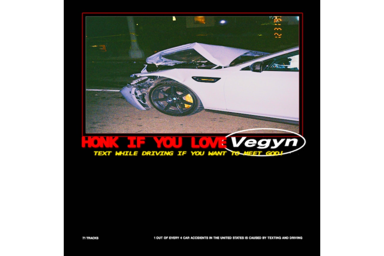 Vegyn 71-Track Mixtape Text While Driving If You Want To Meet God London PLZ Make It Ruins 