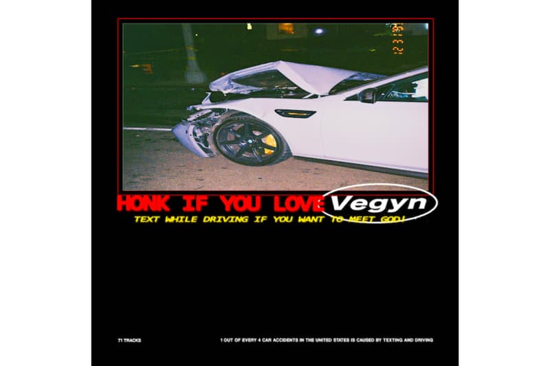 Vegyn 71-Track Mixtape Text While Driving If You Want To Meet God London PLZ Make It Ruins