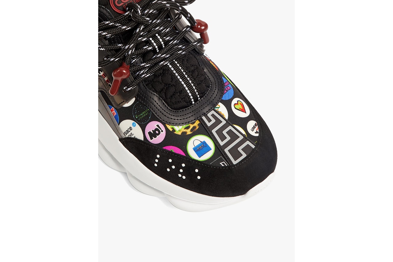 Shop Versace Little Kid's & Kid's Chain Reaction Sneakers