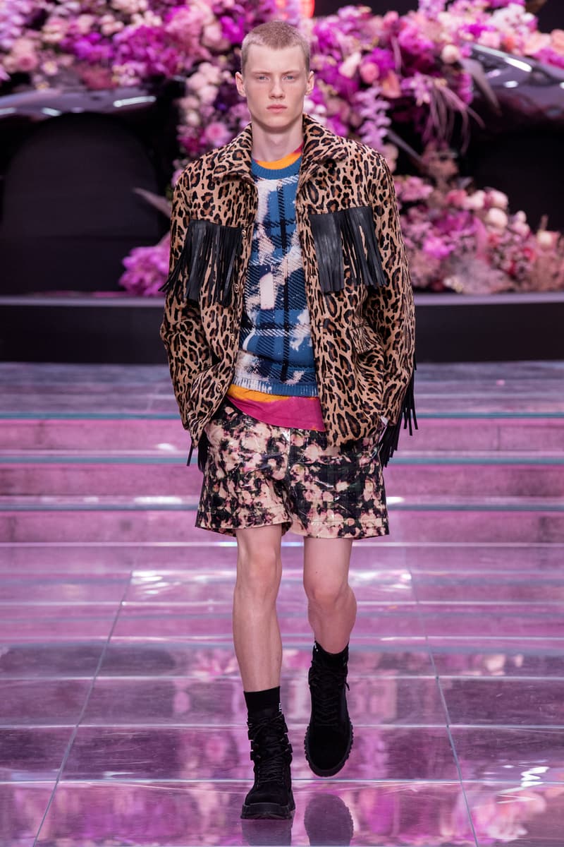 versace mens spring summer 2020 fashion runway show milan fashion week