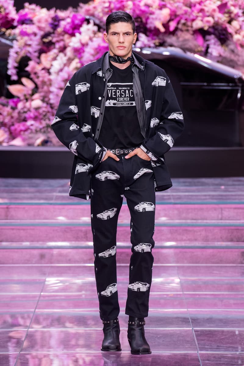 versace mens spring summer 2020 fashion runway show milan fashion week