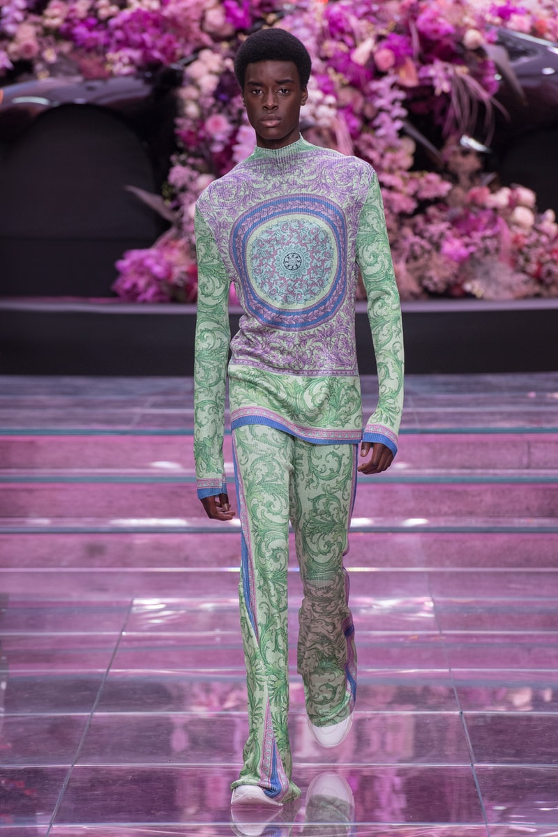 versace mens spring summer 2020 fashion runway show milan fashion week 