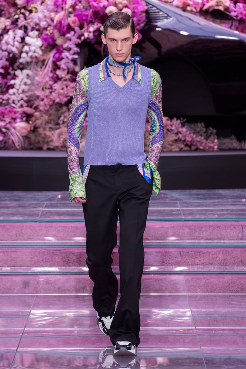 versace mens spring summer 2020 fashion runway show milan fashion week
