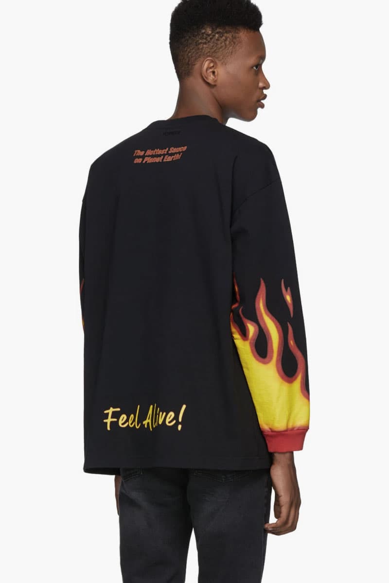 Vetements Hot Sauce T-Shirt Release Black demna gvasalia