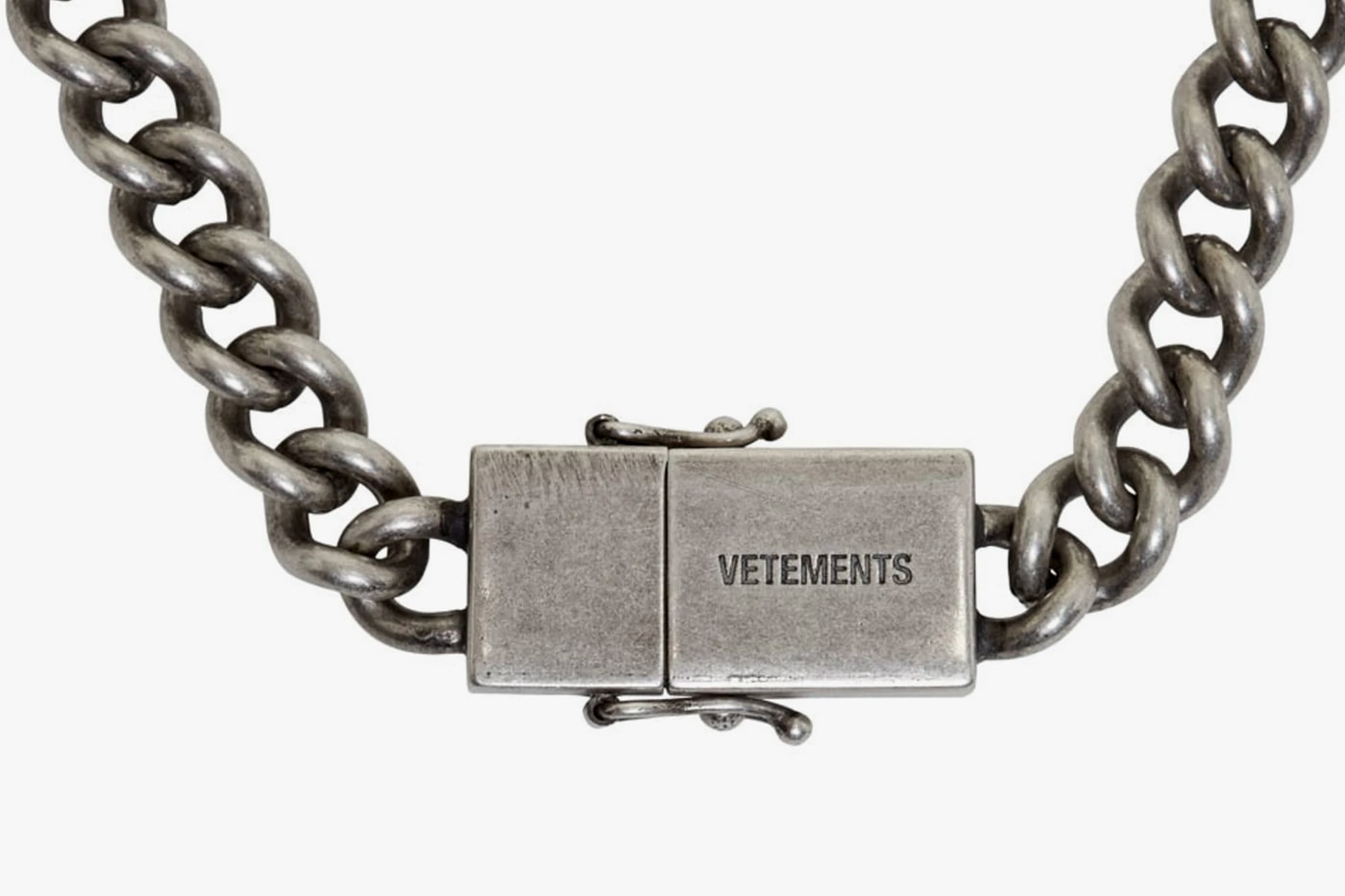 Vetements Silver USB-C Necklace Release Info SSENSE Demna Gvasalia tongue in cheek fashion accessories jewelry made in italy 