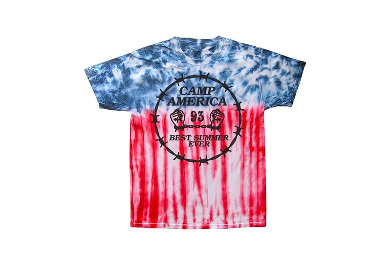 Vic Mensa x 93 PUNX x Represent "Camp America" Tee charity KIND Kids in need of defense 