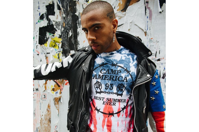 Vic Mensa x 93 PUNX x Represent "Camp America" Tee charity KIND Kids in need of defense 