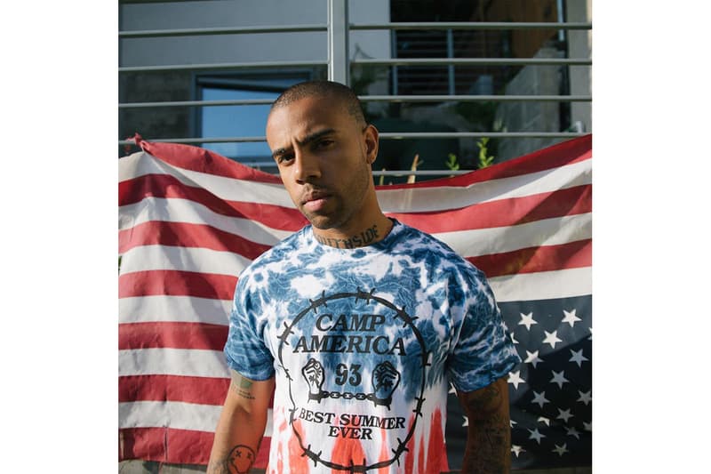 Vic Mensa x 93 PUNX x Represent "Camp America" Tee charity KIND Kids in need of defense