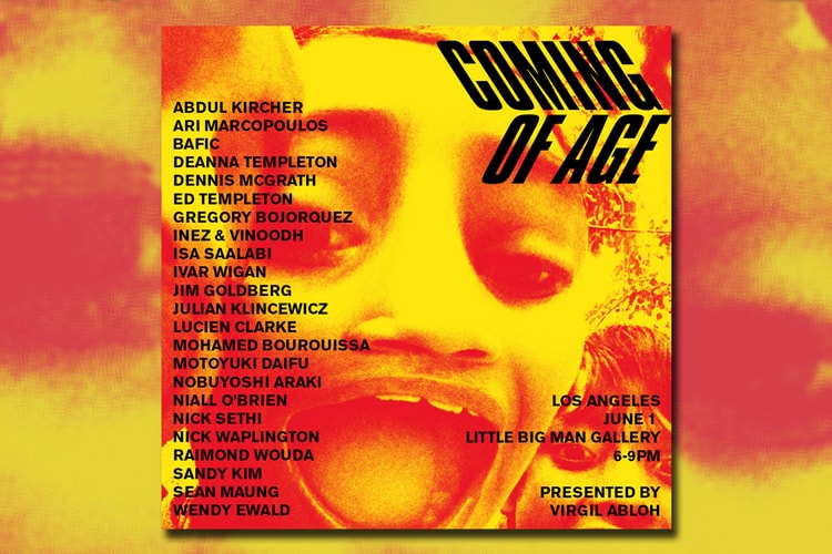 Virgil Abloh Opens "COMING OF AGE," His First Curated Art Show